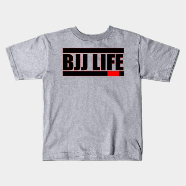 BJJ LIFE | Brazilian Jiujitsu Kids T-Shirt by  The best hard hat stickers 